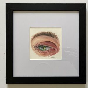 Original Watercolor Painting of a human eye by me (Shannon Perrie/Perrie…